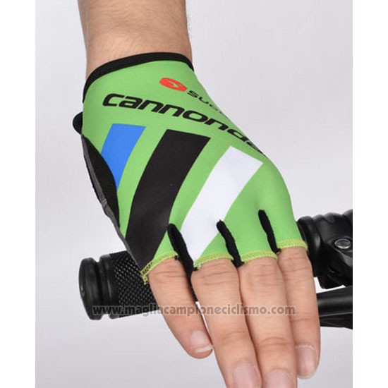 2014 Cannondale Guanti Corti Ciclismo Verde